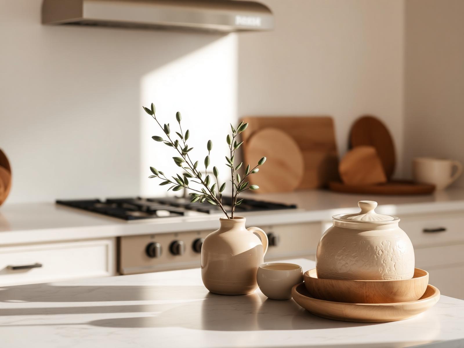 A calm, well-cared-for kitchen